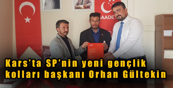 Kars’ta SP’nin yeni gençlik kolları başkanı Orhan Gültekin