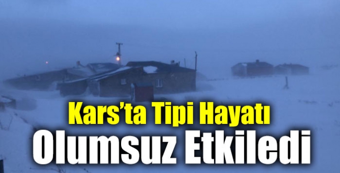 Kars’ta Tipi Hayatı Olumsuz Etkiledi