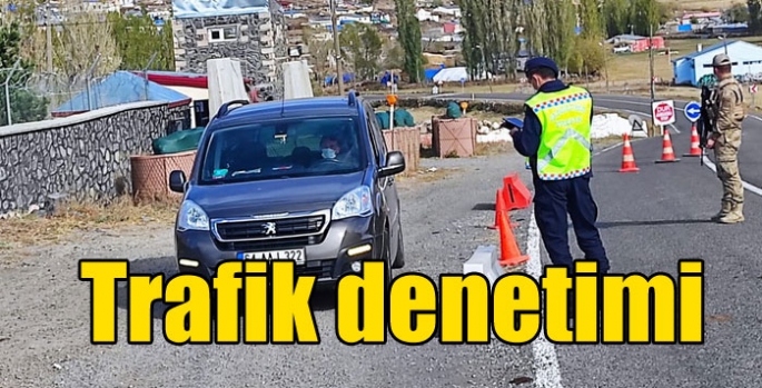 Kars’ta trafik denetimi