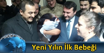 Kars'ta Yeni Yılın İlk Bebeğini vali ziyaret etti