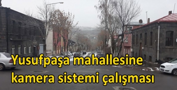 Kars’ta Yusufpaşa mahallesine kamera sistemi çalışması