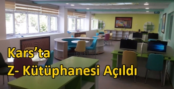 Kars’ta Z- Kütüphanesi Açıldı