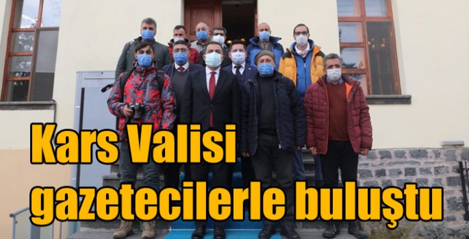 Kars Valisi gazetecilerle buluştu