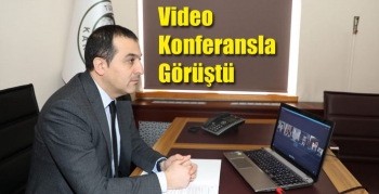 Kars Valisi, Kaymakamlarla Video Konferansla görüştü