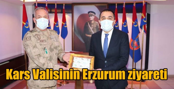 Kars Valisinin Erzurum ziyareti