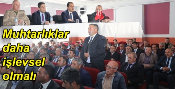 Kars Valisinin Muhtar Buluşması Selim’de Devam Etti