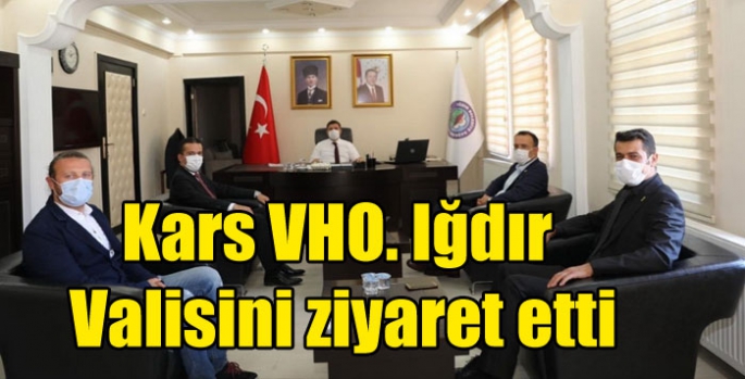 Kars VHO. Iğdır Valisini ziyaret etti