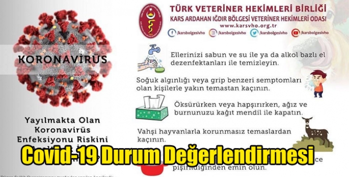 Kars VHO’nun Covid-19 Durum Değerlendirmesi