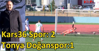 Kars36 Spor: 2 – Tonya Doğanspor: 1