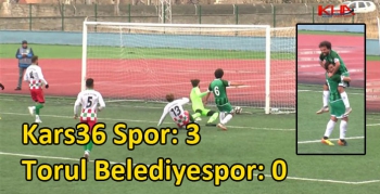 Kars36 Spor: 3 – Torul Belediyespor: 0