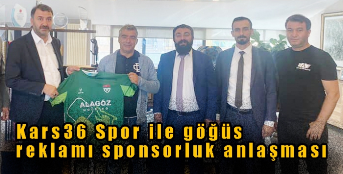 Kars36 Spor ile göğüs reklamı sponsorluk anlaşması