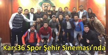 Kars36 Spor Şehir Sineması’nda