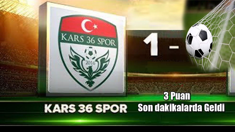 Kars36 Spor Tek Golle Geçti