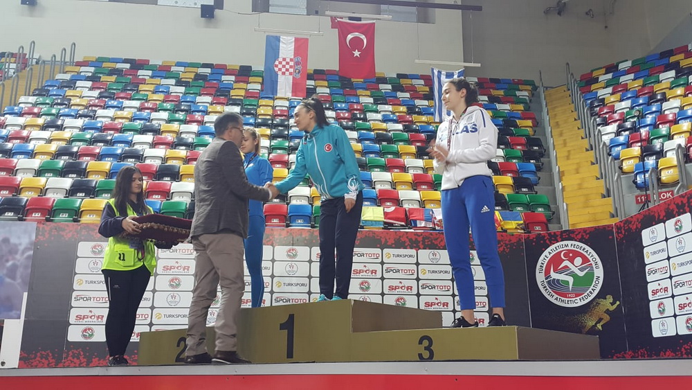 Karslı Atlet Tuğba Toptaş Balkan Şampiyonu oldu