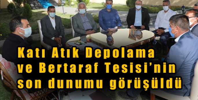 Katı Atık Depolama ve Bertaraf Tesisi’nin son dunumu görüşüldü