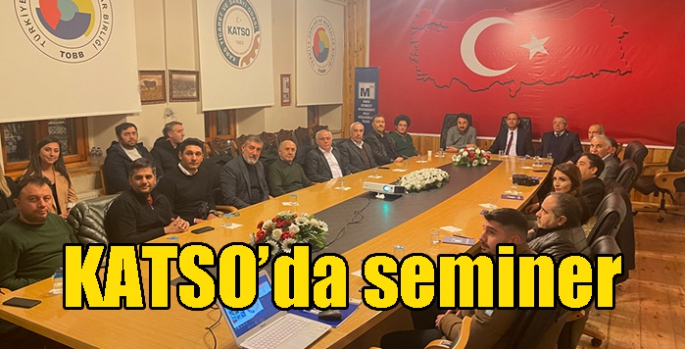 KATSO’da seminer