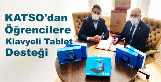 KATSO'dan Öğrencilere Klavyeli Tablet Desteği