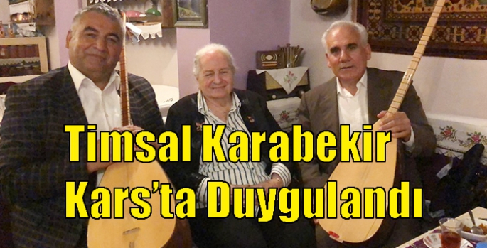 Kazım Karabekir’in kızı Timsal Karabekir Kars’ta duygulandı