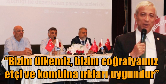 Kılıç, “Bizim ülkemiz, bizim coğrafyamız etçi ve kombina ırkları uygundur”