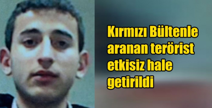 Kırmızı Bültenle aranan terörist etkisiz hale getirildi