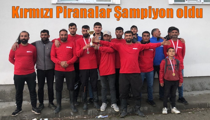 Kırmızı Piranalar Şampiyon oldu