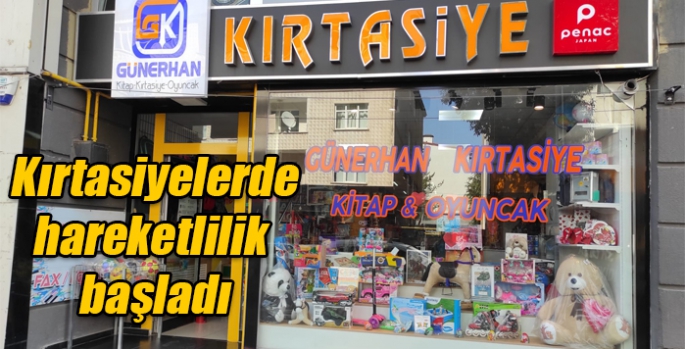 Kırtasiyelerde hareketlilik başladı
