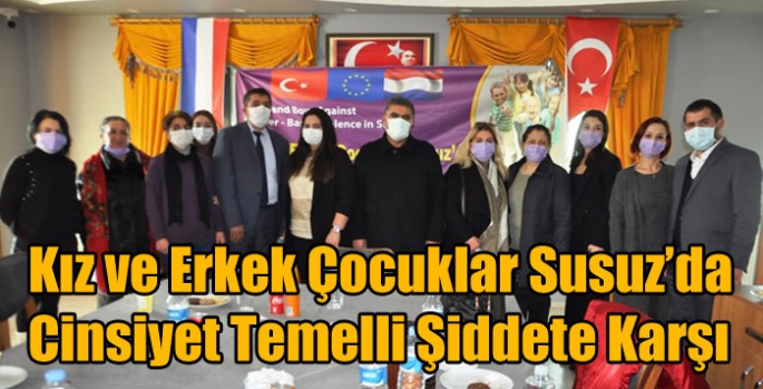 Kız ve Erkek Çocuklar Susuz’da Cinsiyet Temelli Şiddete Karşı