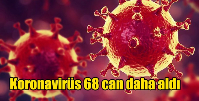 Koronavirüs 68 can daha aldı