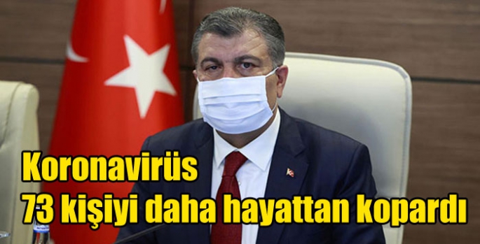 Koronavirüs 73 kişiyi daha hayattan kopardı