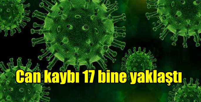 Koronavirüs salgınında can kaybı 17 bine yaklaştı