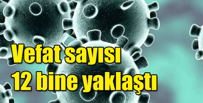 Koronavirüs salgınında vefat sayısı 12 bine yaklaştı