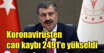 Koronavirüsten can kaybı 2491'e yükseldi