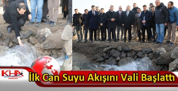 Kuyucuk Gölü’ne İlk Can Suyu Akışını Vali Başlattı