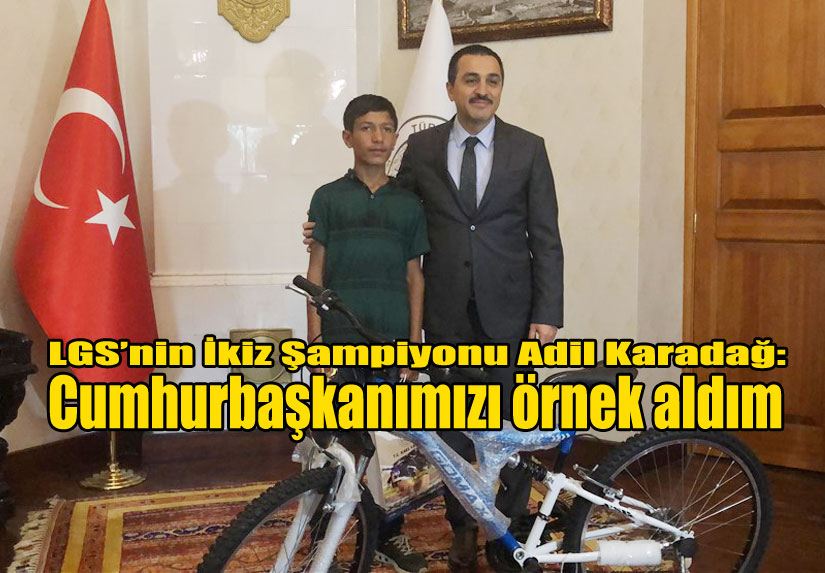 LGS’nin İkiz Şampiyonu Adil Karadağ: Cumhurbaşkanımızı örnek aldım