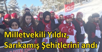 Milletvekili Yıldız, Sarıkamış Şehitlerini andı