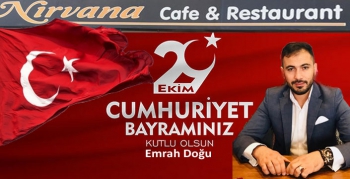Nirvana Cafe ve Restaurant’tan Cumhuriyet Bayramı mesajı