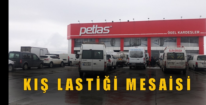 Ögel Kardeşler’de kış lastiği mesaisi