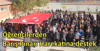 Öğrencilerden Barış Pınarı Harekatına destek