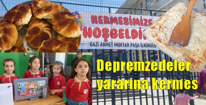 Öğrencilerden depremzedeler yararına kermes etkinliği