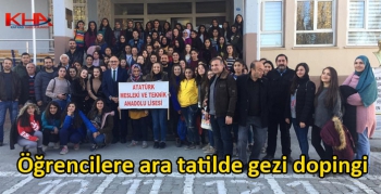 Öğrencilere ara tatilde gezi dopingi