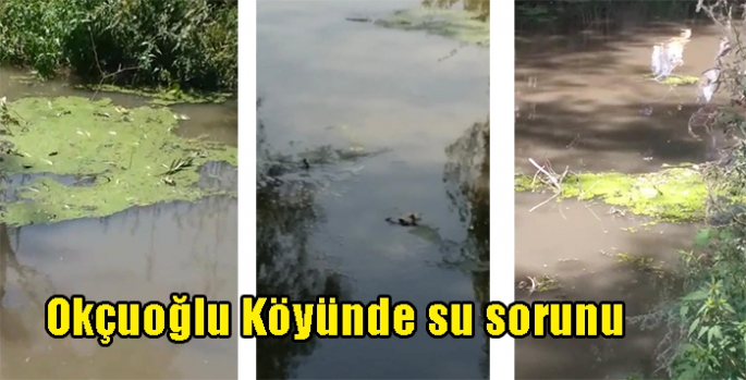Okçuoğlu Köyünde su sorunu