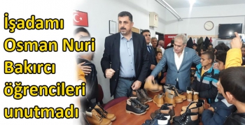 Osman Nuri Bakırcı öğrencileri unutmadı