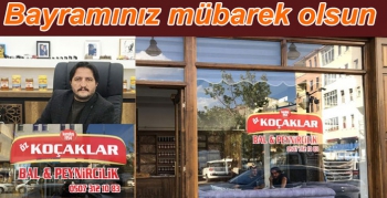 Öz Koçaklar Murat Koçak’ın kurban bayramı mesajı