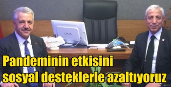 Pandeminin etkisini sosyal desteklerle azaltıyoruz