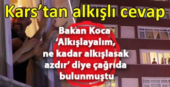 Sağlık Bakanının çağrısına Kars’tan alkışlı cevap