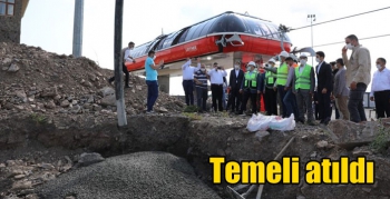 Sarıkamış Kayak Merkezi’nde Bayraktepe Kafe’nin Temeli Atıldı