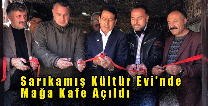 Sarıkamış Kültür Evi’nde Mağa Kafe Açıldı