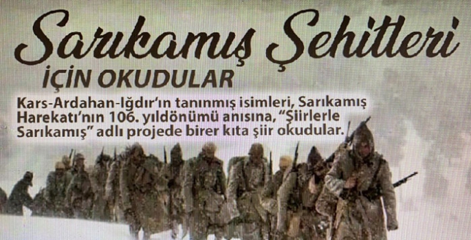 Sarıkamış Şehitleri İçin Okudular