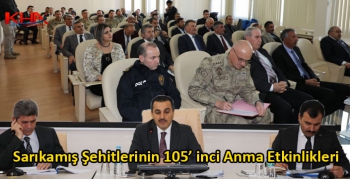 Sarıkamış Şehitlerinin 105’ inci Anma Etkinlikleri