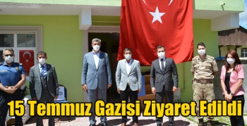 Sarıkamış’ta 15 Temmuz Gazisi Ziyaret Edildi